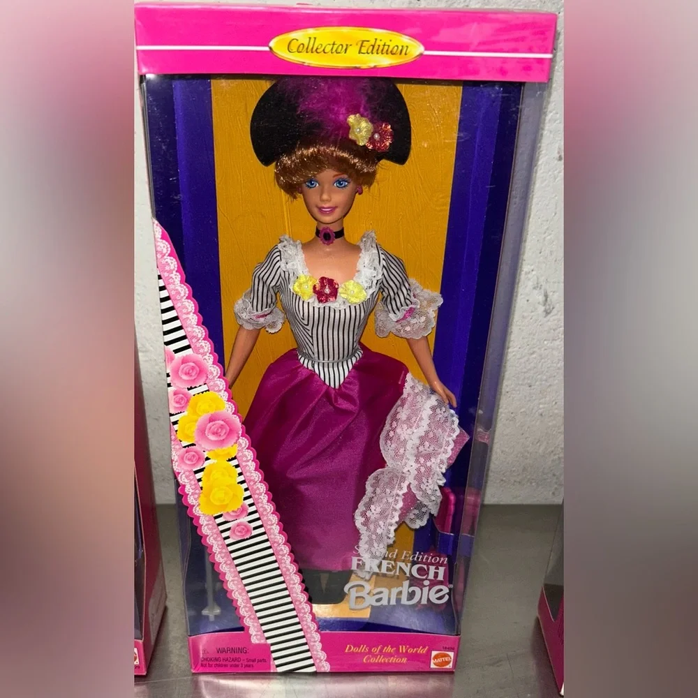 Barbie Collector Edition French Doll - Pink and Purple - Picture 1 of 2
